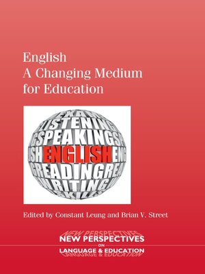 cover image of English--A Changing Medium for Education